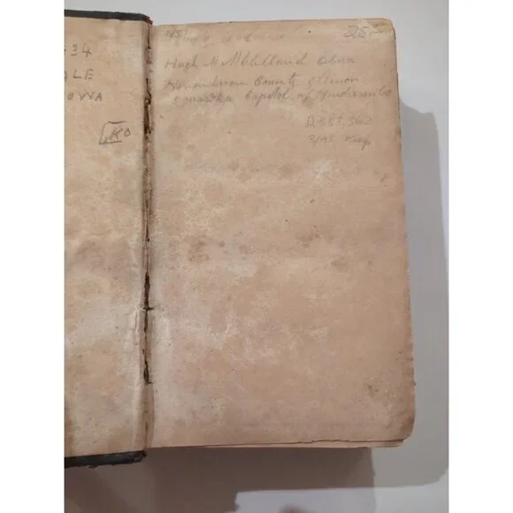 Class Book of Botany 2 Parts 1851 Alphonso Wood HC Antique Rough Condition